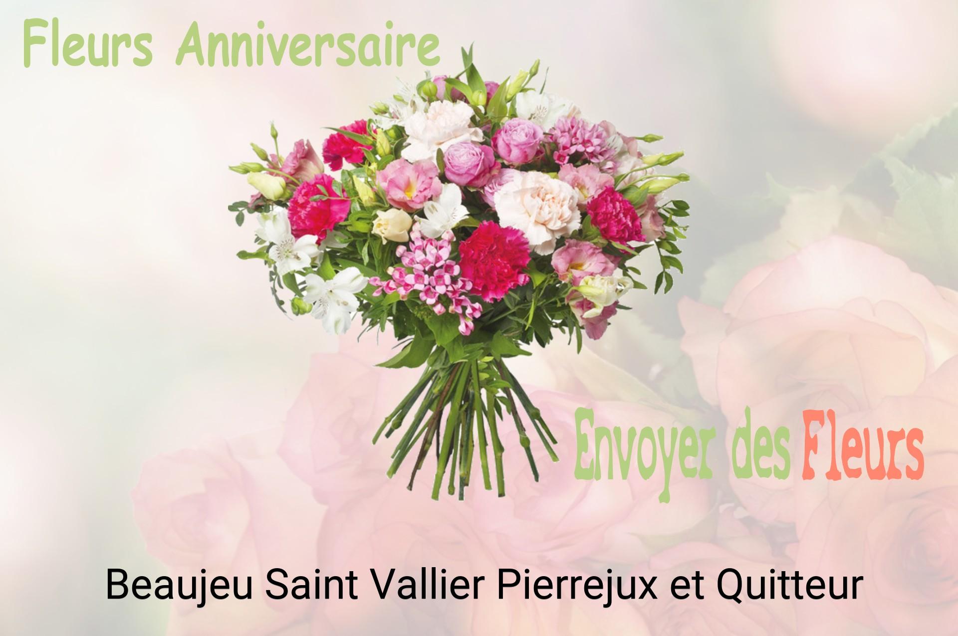 Bouquet de fleurs d’anniversaire livré à Beaujeu-Saint-Vallier-Pierrejux-et-Quitteur