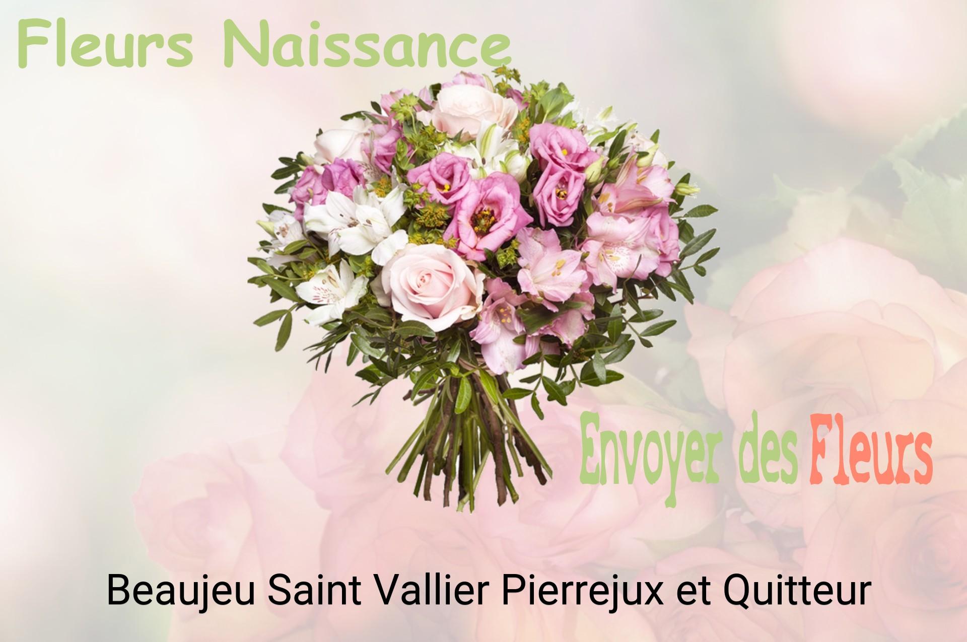 Bouquet de fleurs de naissance livré à Beaujeu-Saint-Vallier-Pierrejux-et-Quitteur